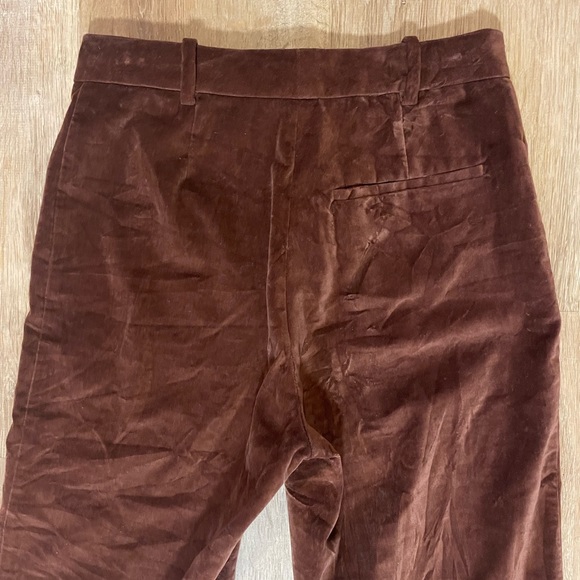 Aritzia Wilfred Francesca Velvet High Waist Pants - Picture 3 of 12